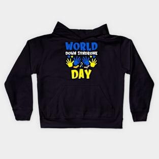 World Down Syndrome Day Teacher Wo s T21 Kids Hoodie